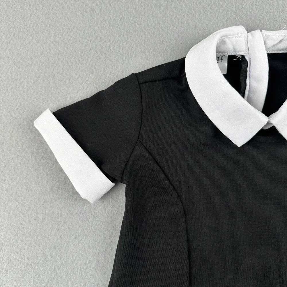 Spirit Halloween Wednesday Addams Toddler Dress Size 2T Costume